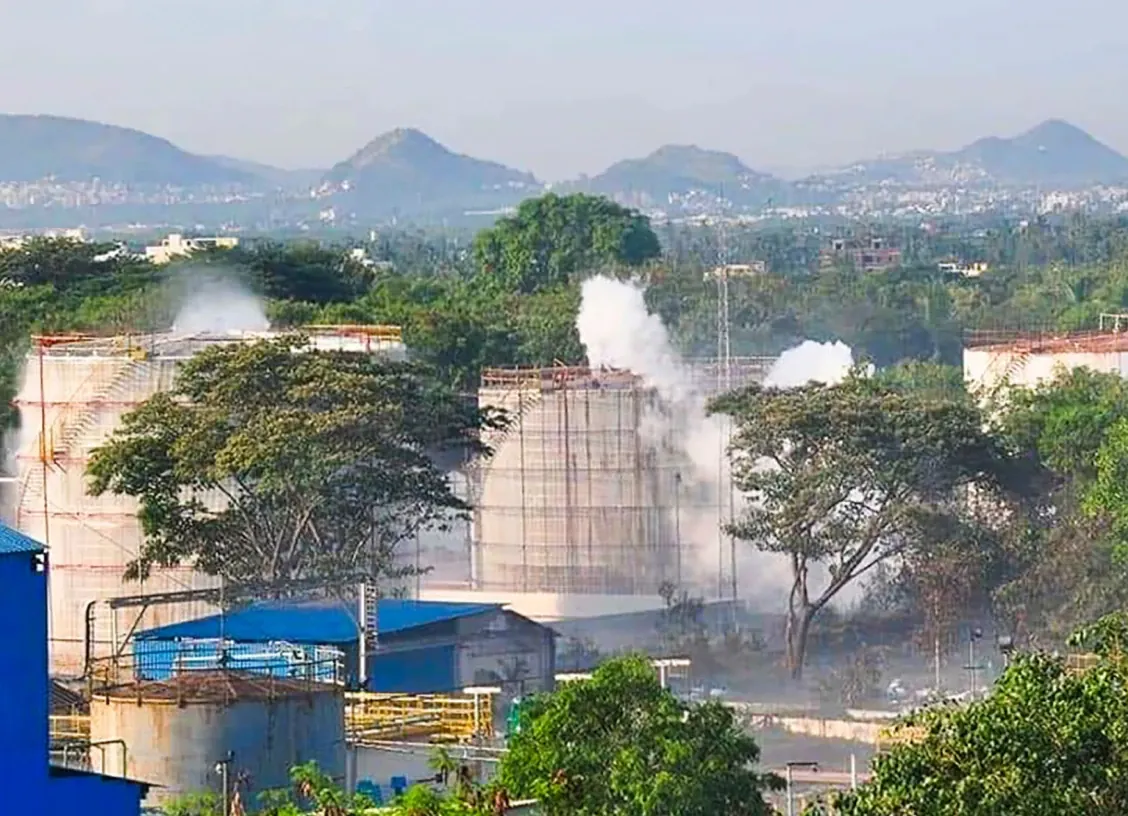 LG POLYMERS GAS LEAK